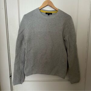 NWOT Banana Republic Light Gray Knit Crewneck Sweater